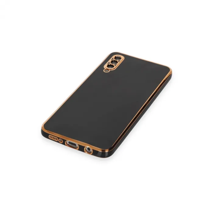 Samsung Galaxy A50 Kılıf Volet Silikon - Siyah