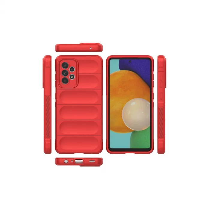 Samsung Galaxy A52 Kılıf Optimum Silikon - Kırmızı