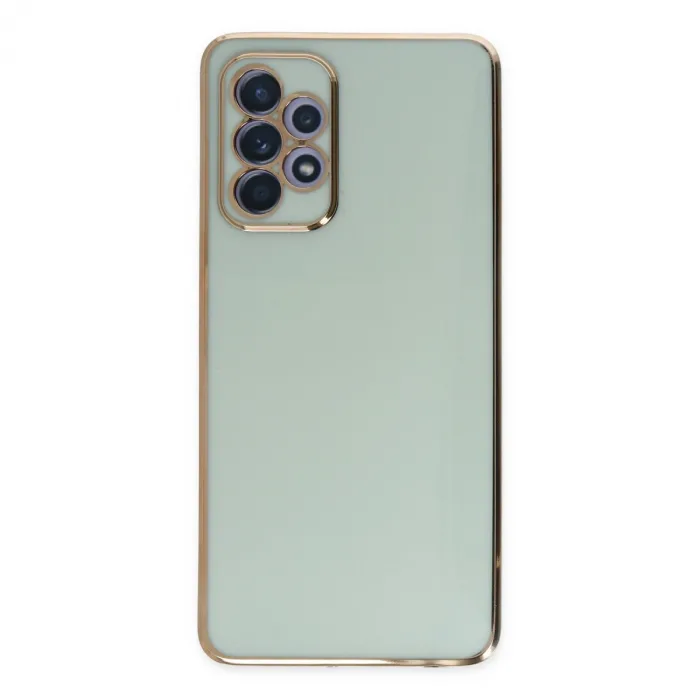 Samsung Galaxy A52 Kılıf Volet Silikon - Açık Yeşil