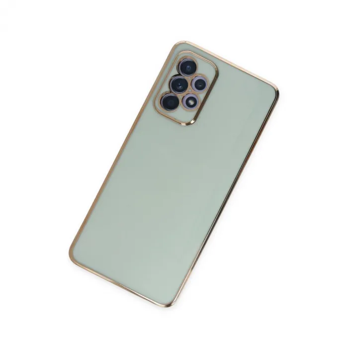 Samsung Galaxy A52 Kılıf Volet Silikon - Açık Yeşil