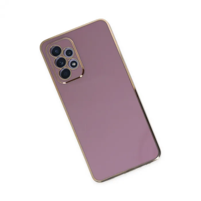 Samsung Galaxy A52 Kılıf Volet Silikon - Mor