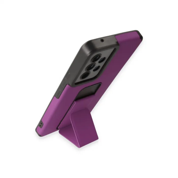 Samsung Galaxy A53 5g Kılıf Mega Standlı Silikon - Mor