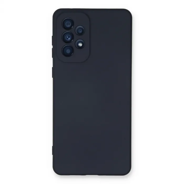 Samsung Galaxy A53 5g Kılıf Nano İçi Kadife Silikon - Lacivert