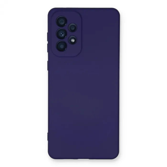 Samsung Galaxy A53 5g Kılıf Nano İçi Kadife Silikon - Mor