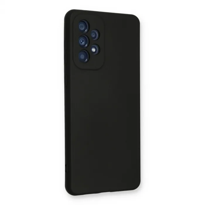 Samsung Galaxy A53 5g Kılıf Nano İçi Kadife Silikon - Siyah