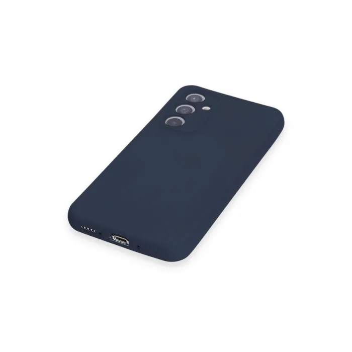 Samsung Galaxy A54 5g Kılıf Nano İçi Kadife Silikon - Lacivert