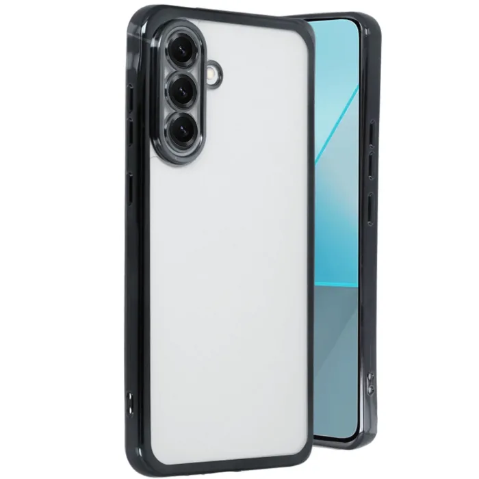 Samsung Galaxy A56 Kılıf Razer Lensli Silikon - Siyah