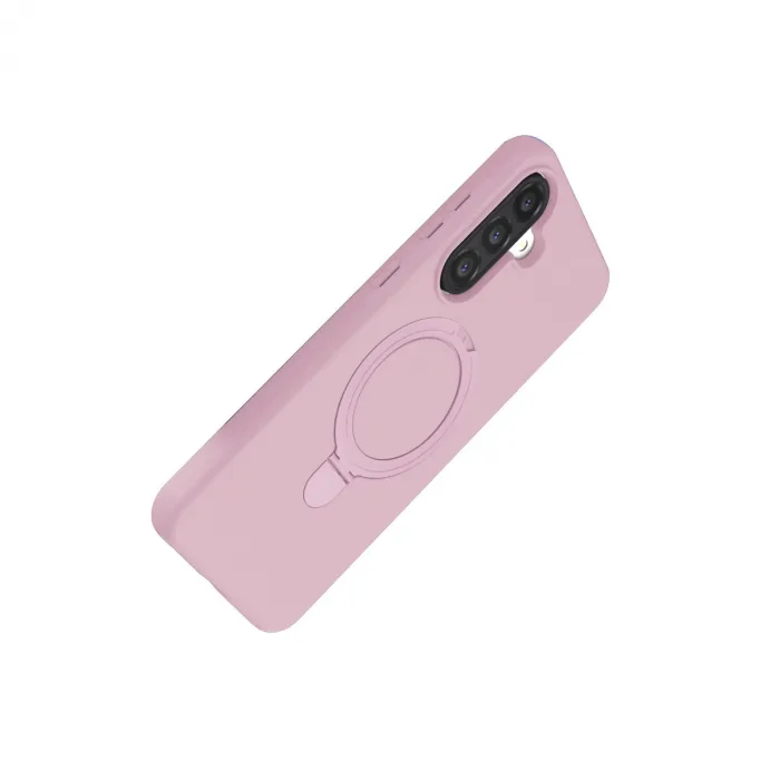 Samsung Galaxy A56 Regal Magsafe Standlı Kapak - Açık Pembe