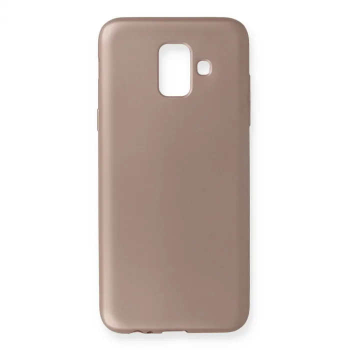 Samsung Galaxy A6 2018 Kılıf First Silikon - Rose Gold