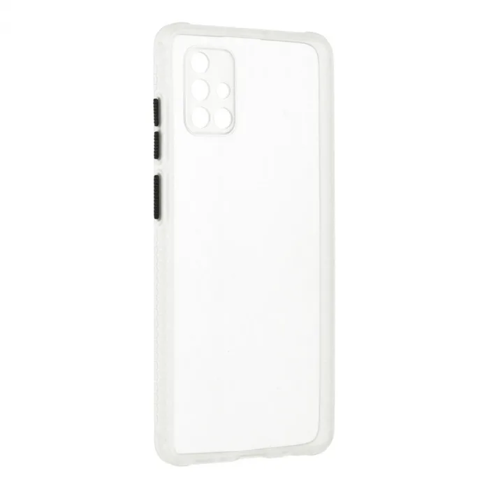 Samsung Galaxy A71 Kılıf Miami Şeffaf Silikon - Şeffaf