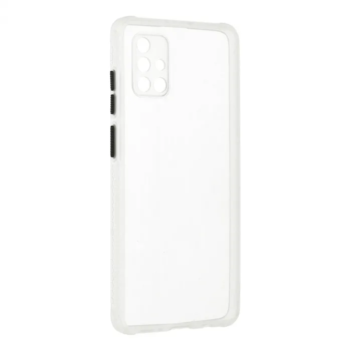 Samsung Galaxy A71 Kılıf Miami Şeffaf Silikon - Şeffaf