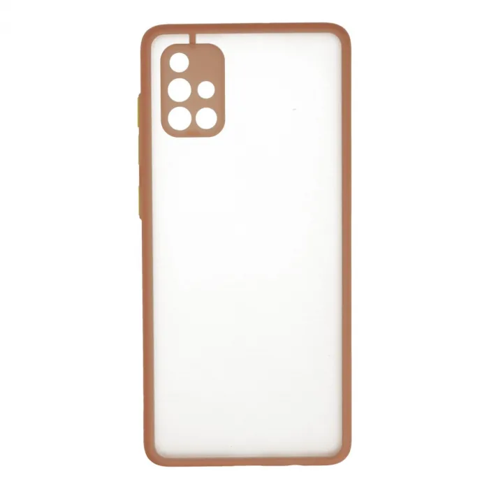 Samsung Galaxy A71 Kılıf Montreal Silikon Kapak - Pembe