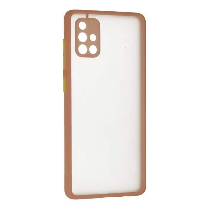 Samsung Galaxy A71 Kılıf Montreal Silikon Kapak - Pembe