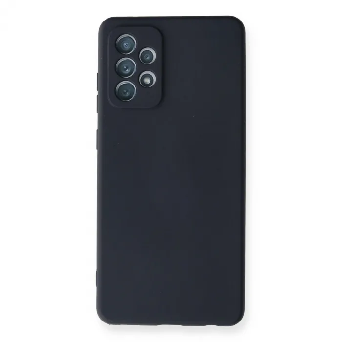 Samsung Galaxy A72 Kılıf Nano İçi Kadife Silikon - Lacivert