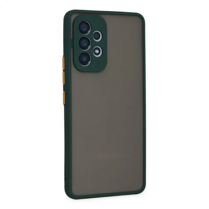 Samsung Galaxy A73 5g Kılıf Montreal Silikon Kapak - Yeşil