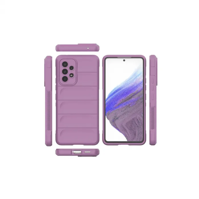 Samsung Galaxy A73 5g Kılıf Optimum Silikon - Mor