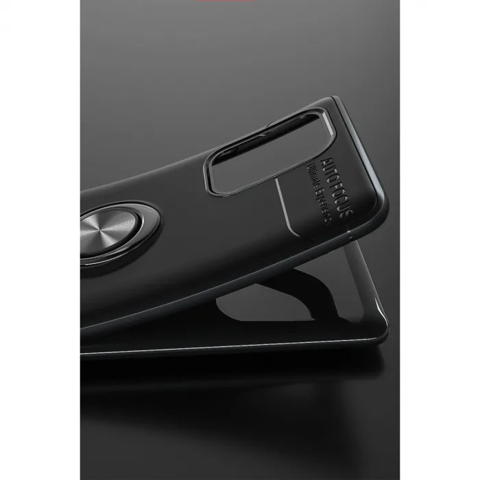 Samsung Galaxy A91 / S10 Lite Kılıf Range Yüzüklü Silikon - Mavi