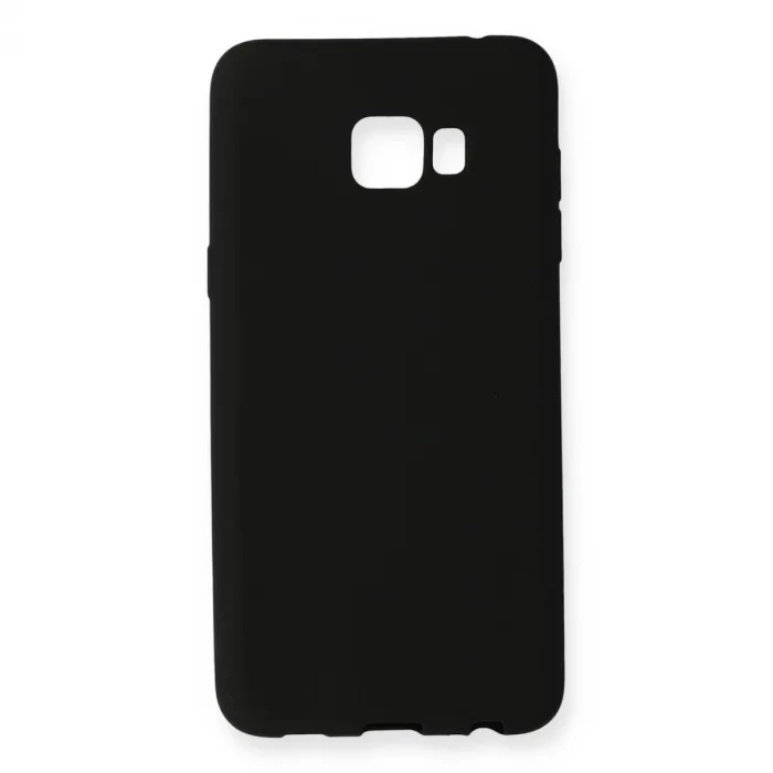 Samsung Galaxy C7 Pro Kılıf First Silikon - Siyah