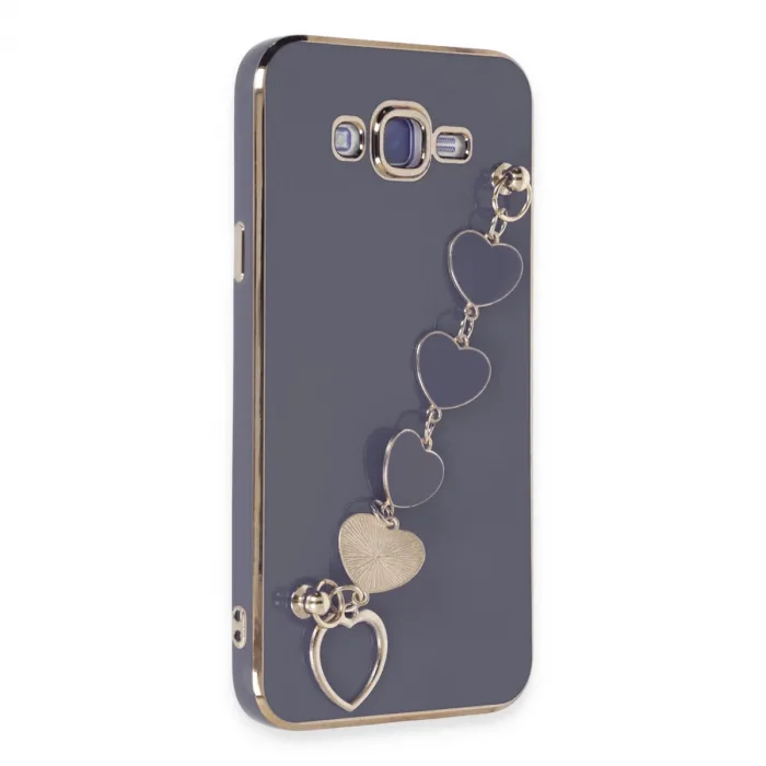 Samsung Galaxy J7 Kılıf Esila Silikon - Gri