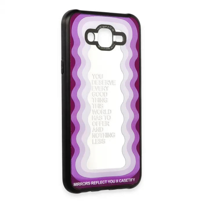 Samsung Galaxy J7 Kılıf Mirror Desenli Kapak - Mirror - 5