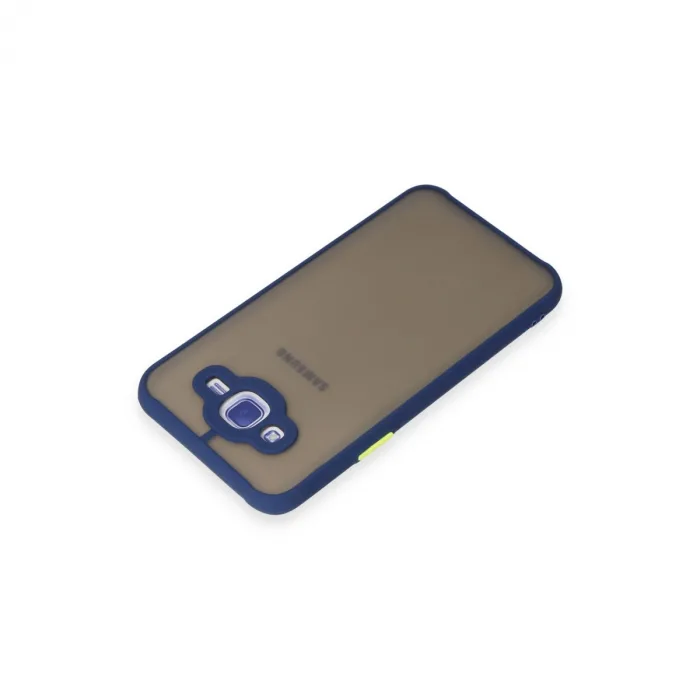 Samsung Galaxy J7 Kılıf Montreal Silikon Kapak - Lacivert