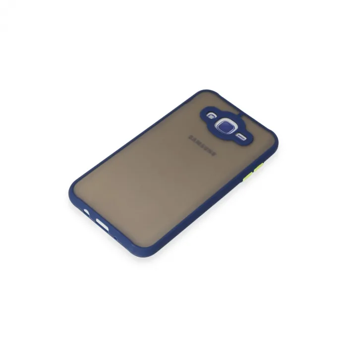 Samsung Galaxy J7 Kılıf Montreal Silikon Kapak - Lacivert
