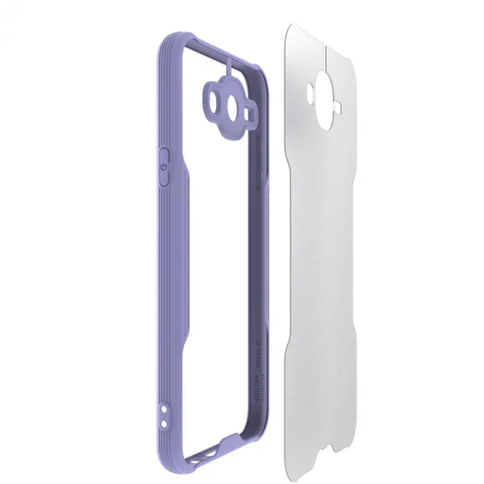 Samsung Galaxy J7 Kılıf Platin Silikon - Sarı