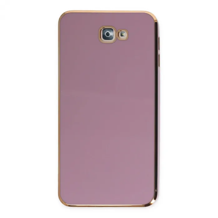 Samsung Galaxy J7 Prime Kılıf Volet Silikon - Mor