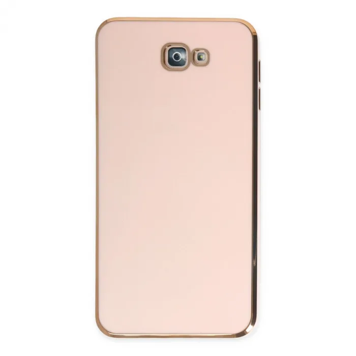 Samsung Galaxy J7 Prime Kılıf Volet Silikon - Pembe