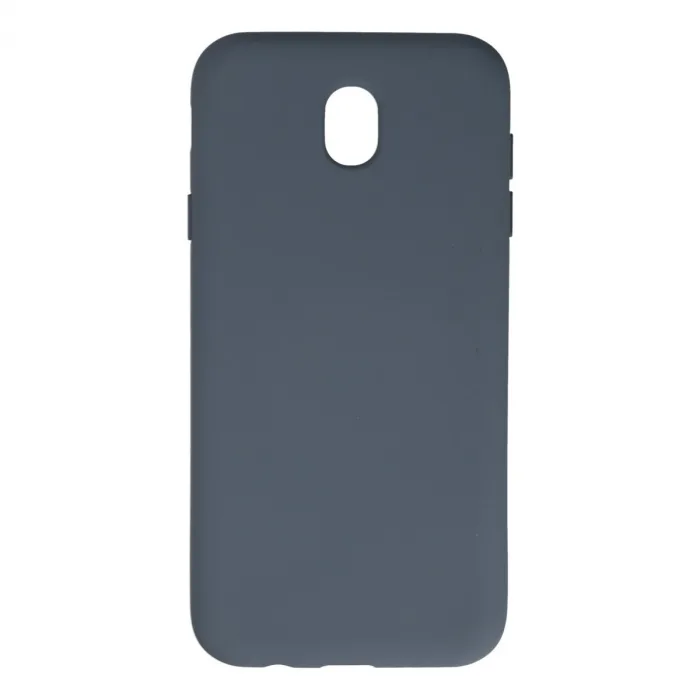 Samsung Galaxy J7 Pro / J730 Kılıf Nano İçi Kadife Silikon - Gri