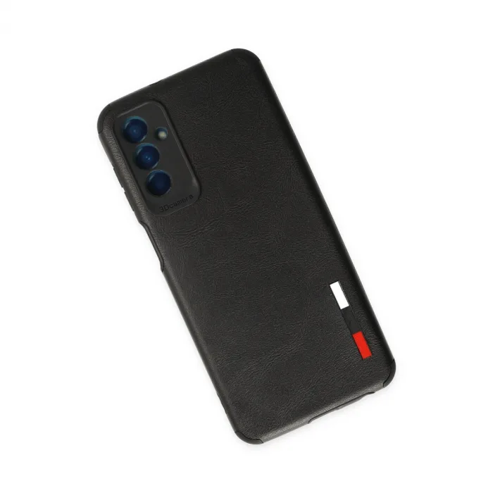 Samsung Galaxy M13 Kılıf Loop Deri Silikon - Siyah