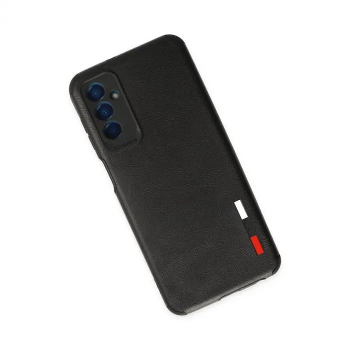 Samsung Galaxy M13 Kılıf Loop Deri Silikon - Siyah