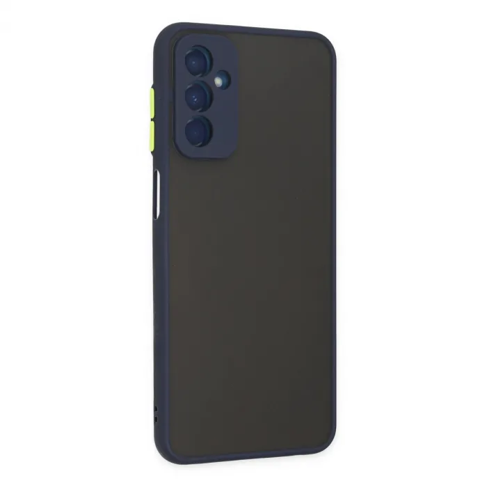 Samsung Galaxy M13 Kılıf Montreal Silikon Kapak - Lacivert