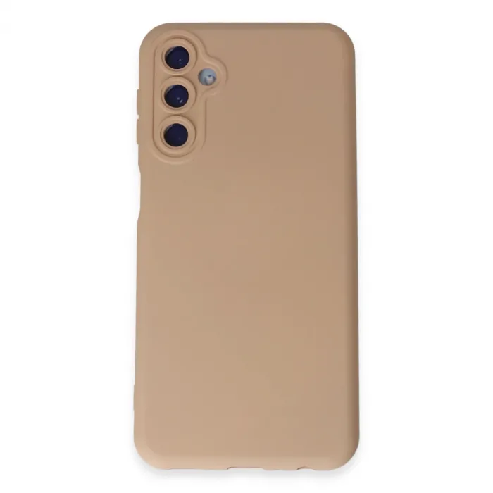 Samsung Galaxy M14 5g Kılıf Nano İçi Kadife Silikon - Pudra