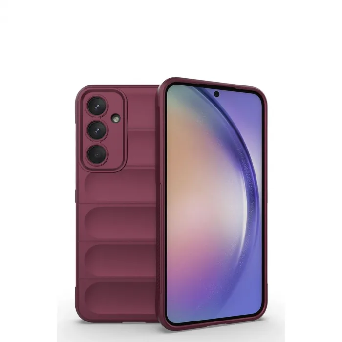 Samsung Galaxy M14 5g Kılıf Optimum Silikon - Bordo