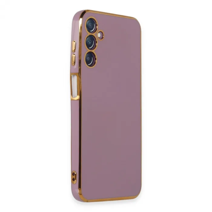 Samsung Galaxy M14 5G Kılıf Volet Silikon - Mor