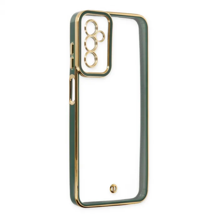Samsung Galaxy M23 Kılıf Liva Lens Silikon - Yeşil
