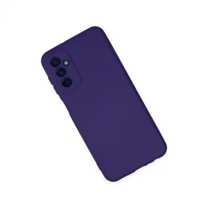 Samsung Galaxy M23 Kılıf Nano İçi Kadife Silikon - Mor