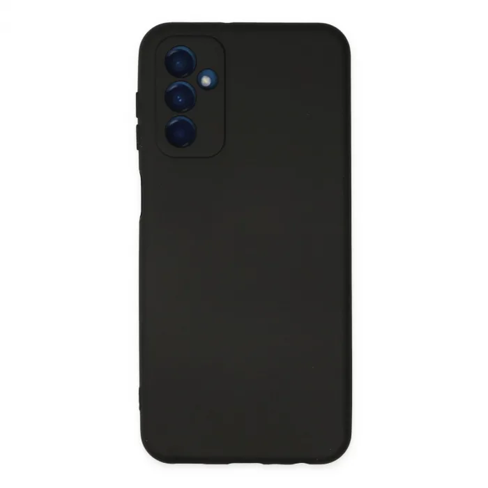 Samsung Galaxy M23 Kılıf Nano İçi Kadife Silikon - Siyah