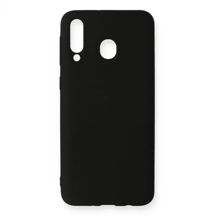 Samsung Galaxy M30 Kılıf First Silikon - Siyah