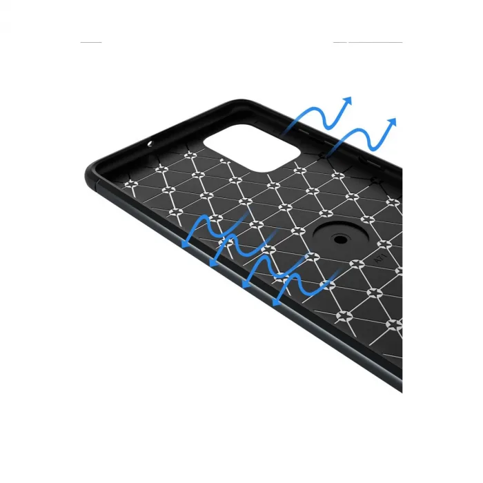 Samsung Galaxy M31s Kılıf Range Yüzüklü Silikon - Mavi