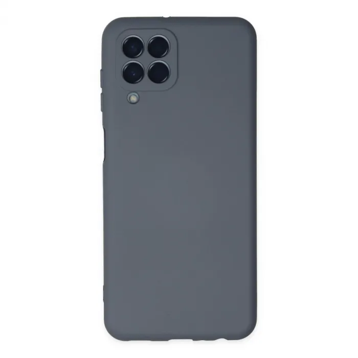 Samsung Galaxy M33 Kılıf Nano İçi Kadife Silikon - Gri