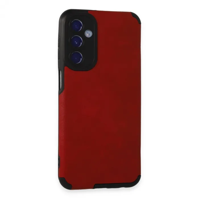Samsung Galaxy M34 5G Kılıf Loop Deri Silikon - Kırmızı