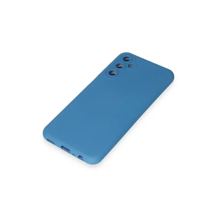 Samsung Galaxy M34 5g Kılıf Nano İçi Kadife Silikon - Mavi