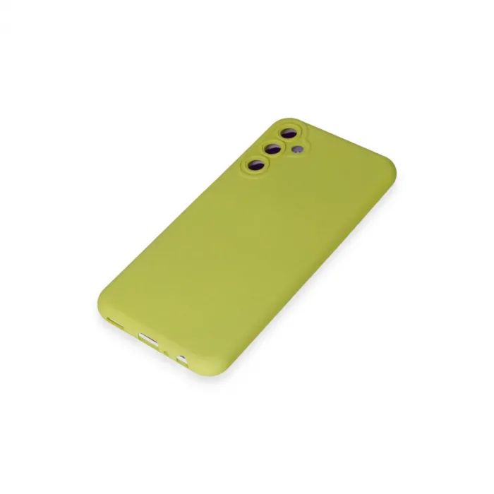 Samsung Galaxy M34 5g Kılıf Nano İçi Kadife Silikon - Sarı