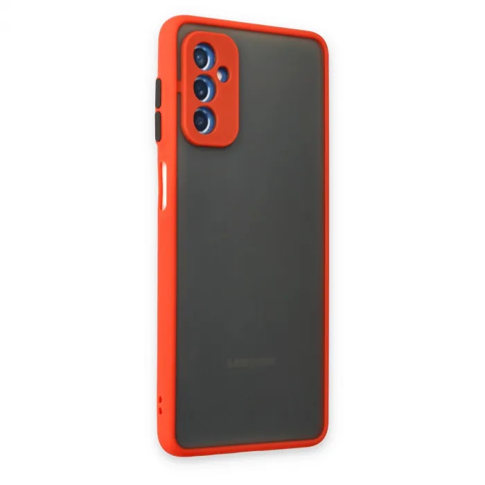Samsung Galaxy M52 5g Kılıf Montreal Silikon Kapak - Kırmızı