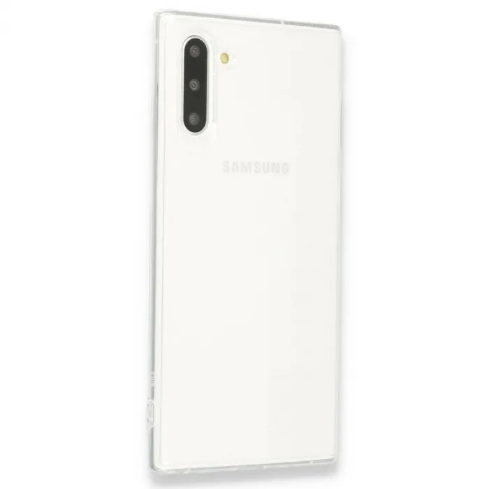 Samsung Galaxy Note 10 Kılıf Lüx Şeffaf Silikon