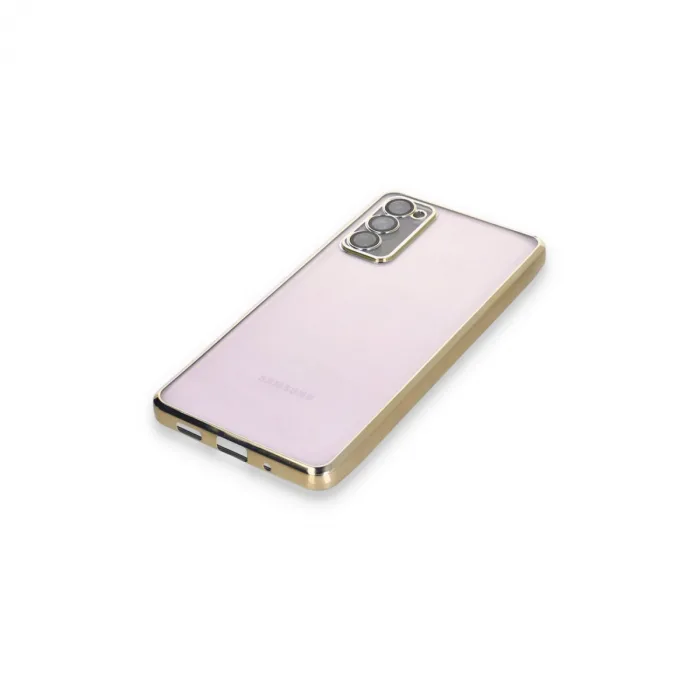 Samsung Galaxy S20 Fe Kılıf Razer Lensli Silikon - Gold
