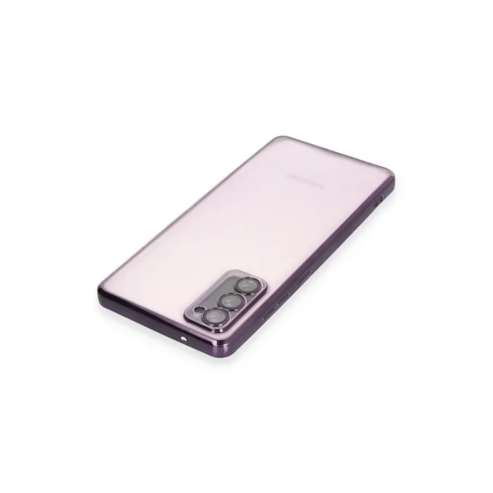 Samsung Galaxy S20 Fe Kılıf Razer Lensli Silikon - Mor