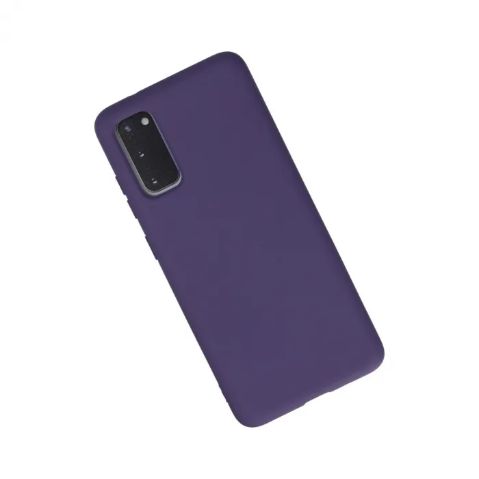 Samsung Galaxy S20 Kılıf Nano İçi Kadife Silikon - Mor